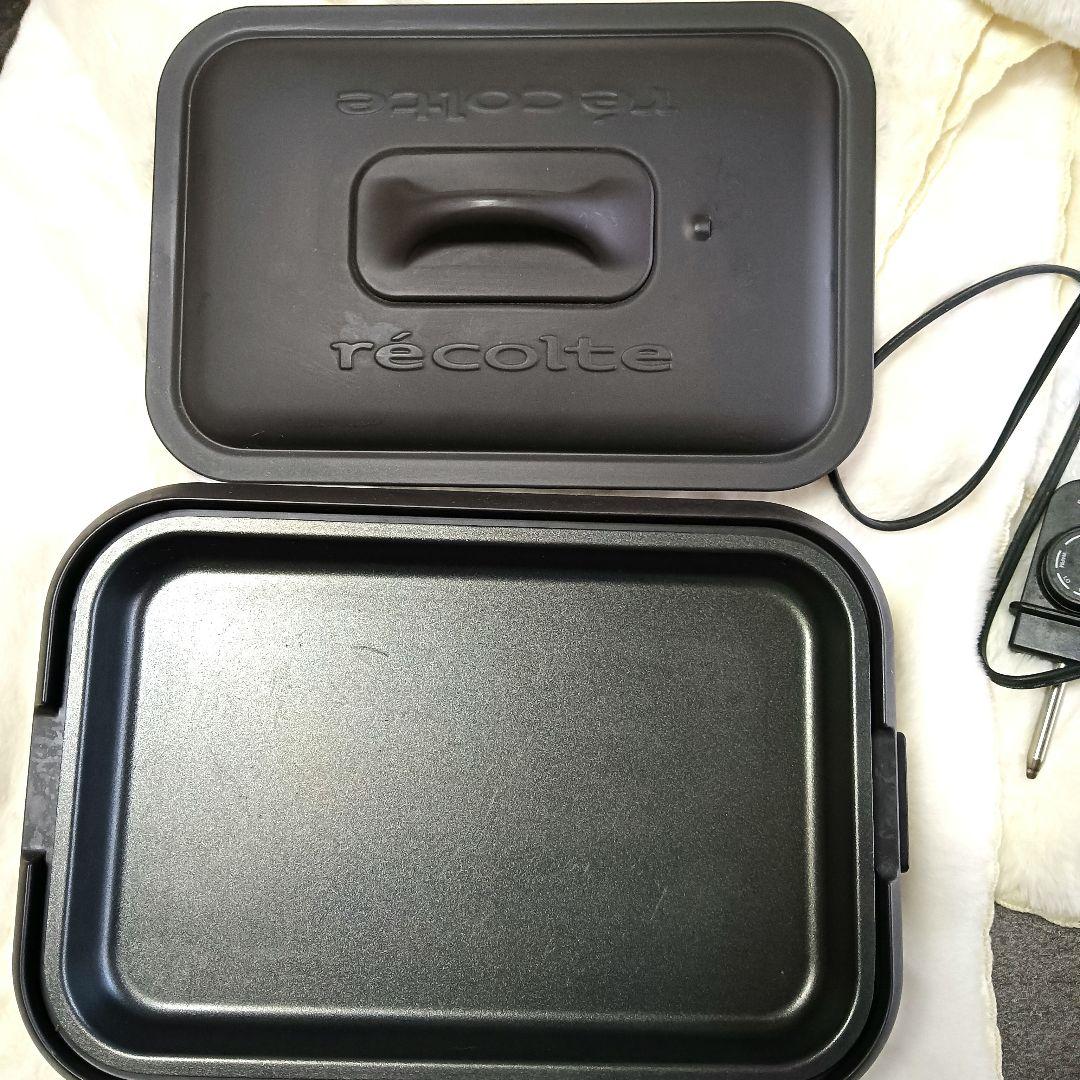 récolte ホットプレートRHP-1 B レコルト 別売たこ焼きプレート付
