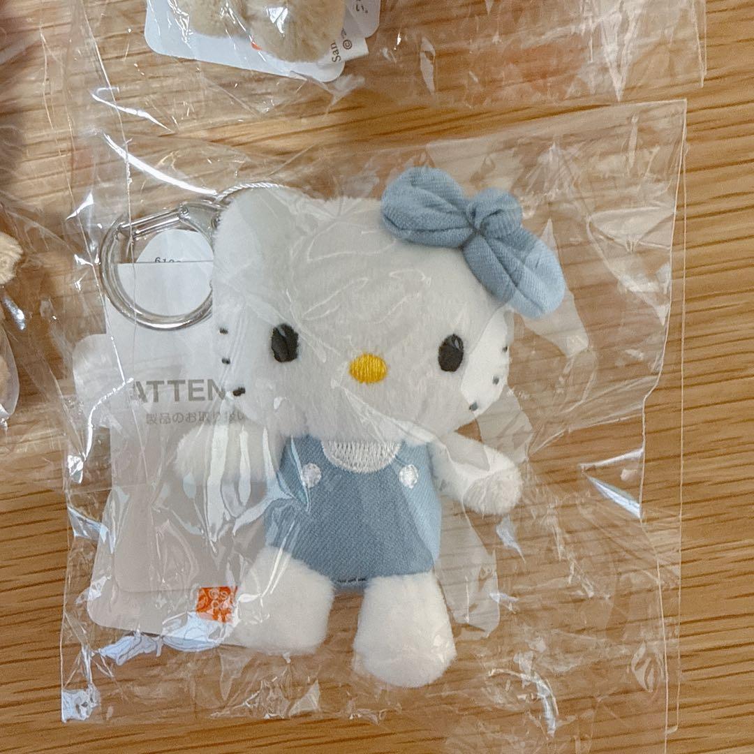 ローリーズファーム and st キティ ぬいぐるみキーホルダー　日焼けキティ