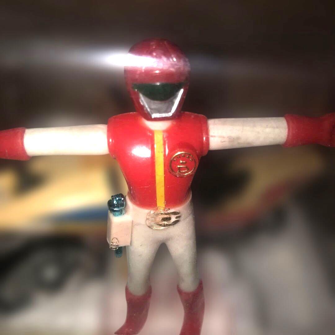 昭和　ゴム人形　ヒーロー玩具　中古ジャンク品
