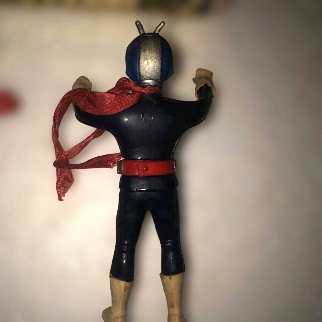 昭和　ゴム人形　ヒーロー玩具　中古ジャンク品