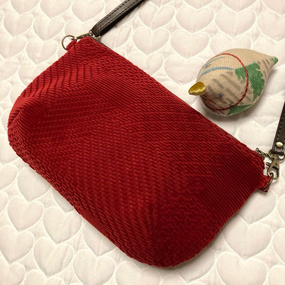 812 ランドパズルのショルダーバッグ　land puzzle ★レア★赤