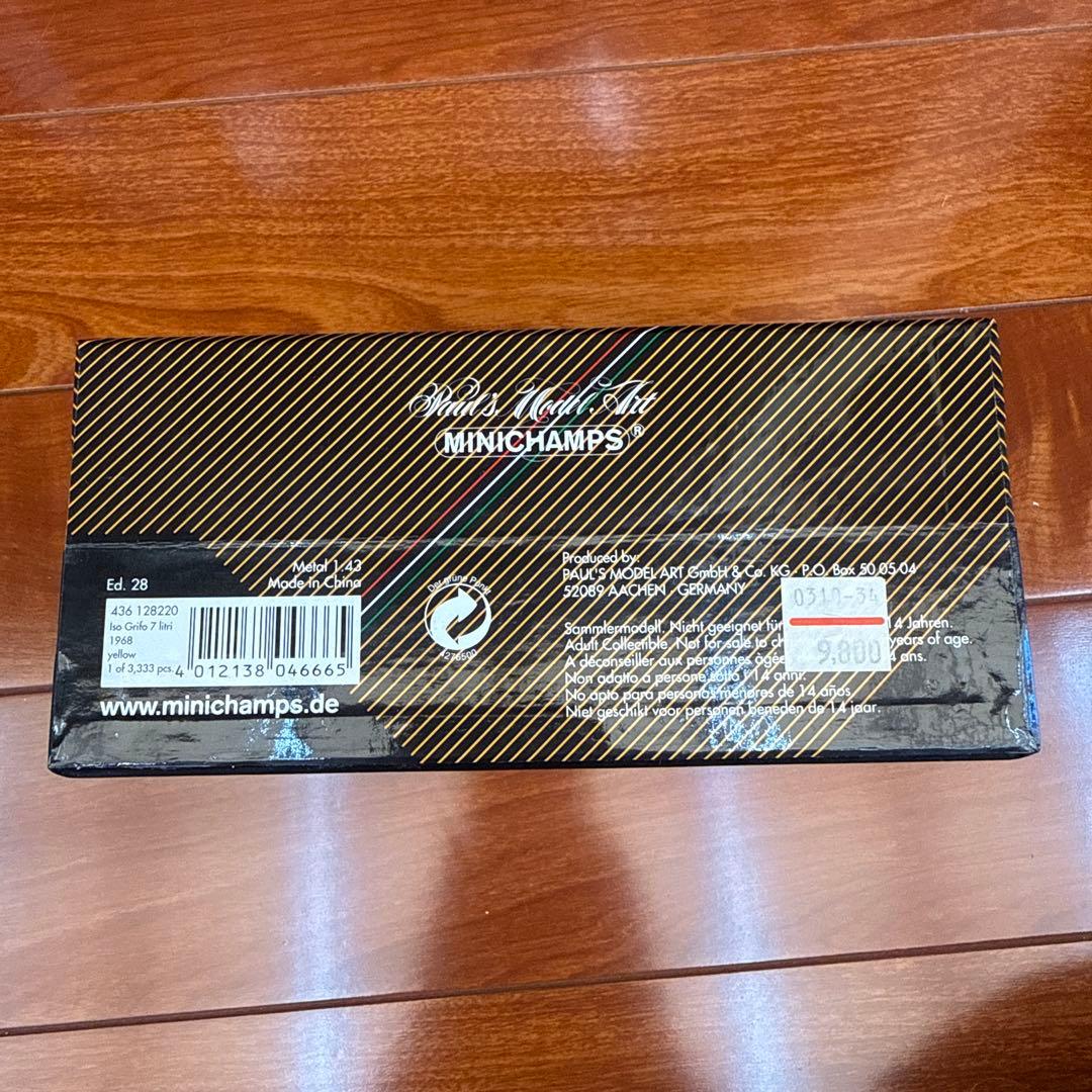 No124.ミニチャンプス社製「イソ・グリフォ 7 Litri (1968年)