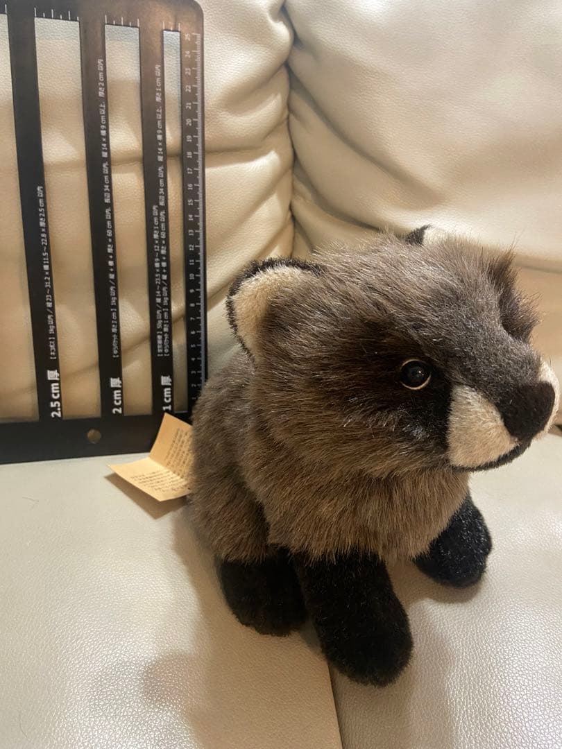 やまね工房 タヌキ ぬいぐるみ テディベア 作家 ハンドメイド 狸
