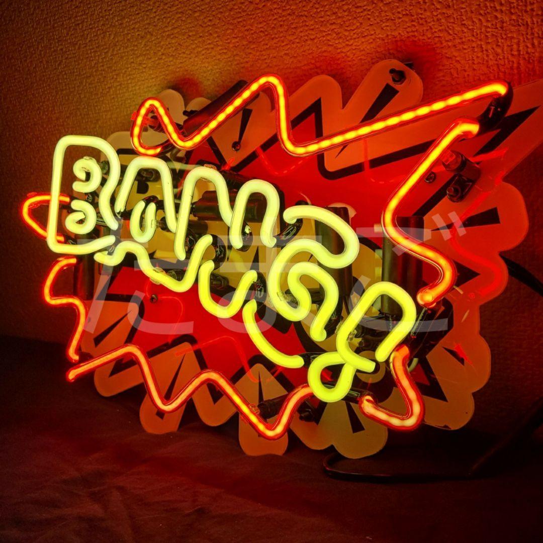 ネオンライト BANG! ネオンサイン　オーダーメイド　インテリア　間接照明