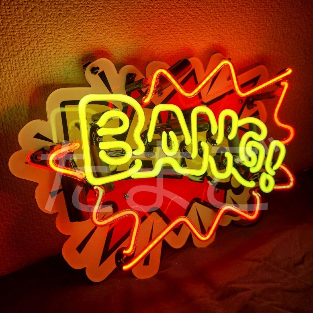 ネオンライト BANG! ネオンサイン　オーダーメイド　インテリア　間接照明