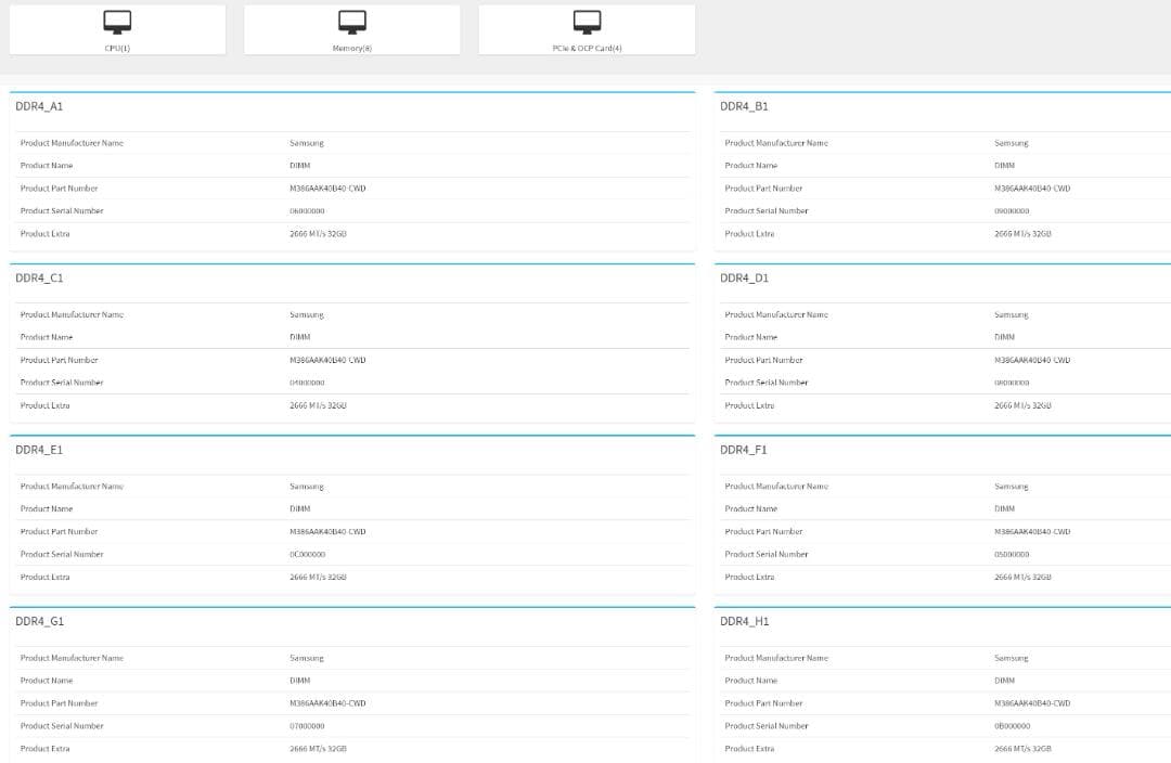 S*s様 ＜ジャンク＞DDR4 LRDIMM 128GB×8枚 2666MHz