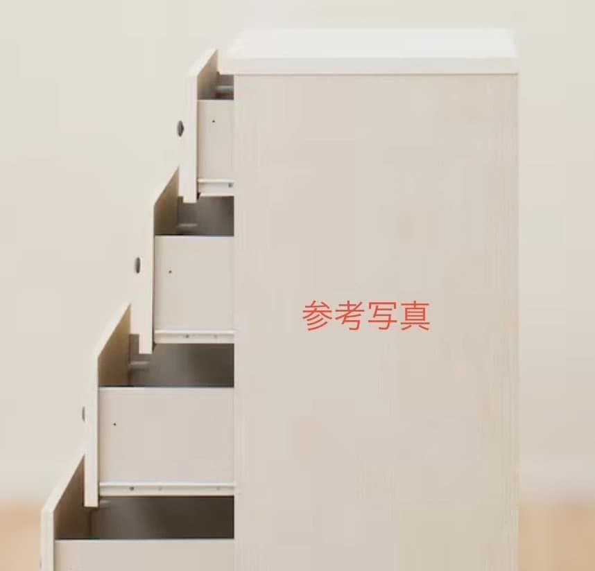＊送料込＊〔ニトリ〕4段チェスト (リズバレーSLM9060CW）ホワイト