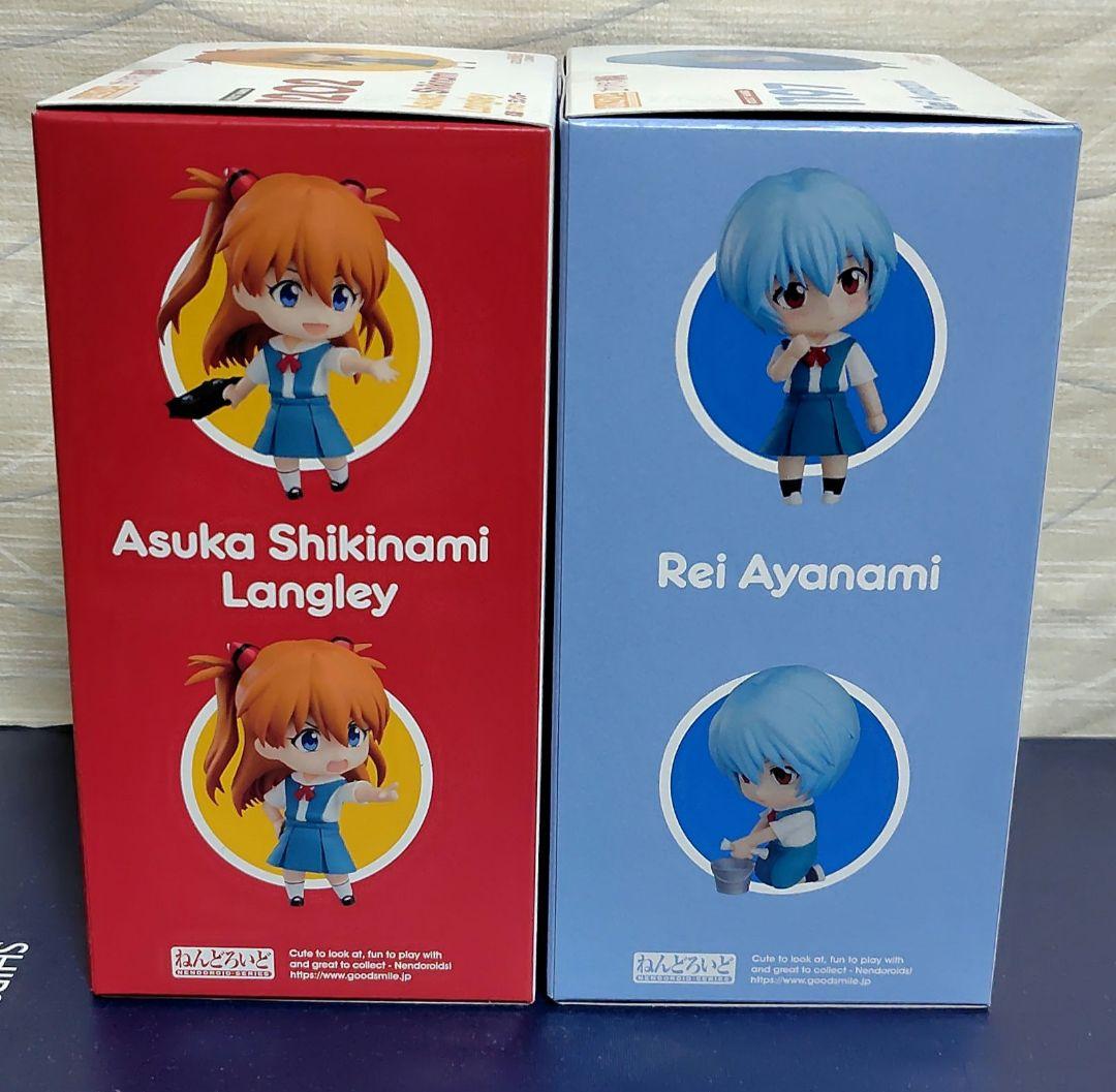 エヴァンゲリオン新劇場版ねんどろ式波アスカ&綾波レイフィギュア