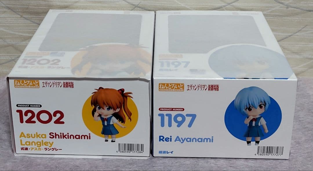 エヴァンゲリオン新劇場版ねんどろ式波アスカ&綾波レイフィギュア