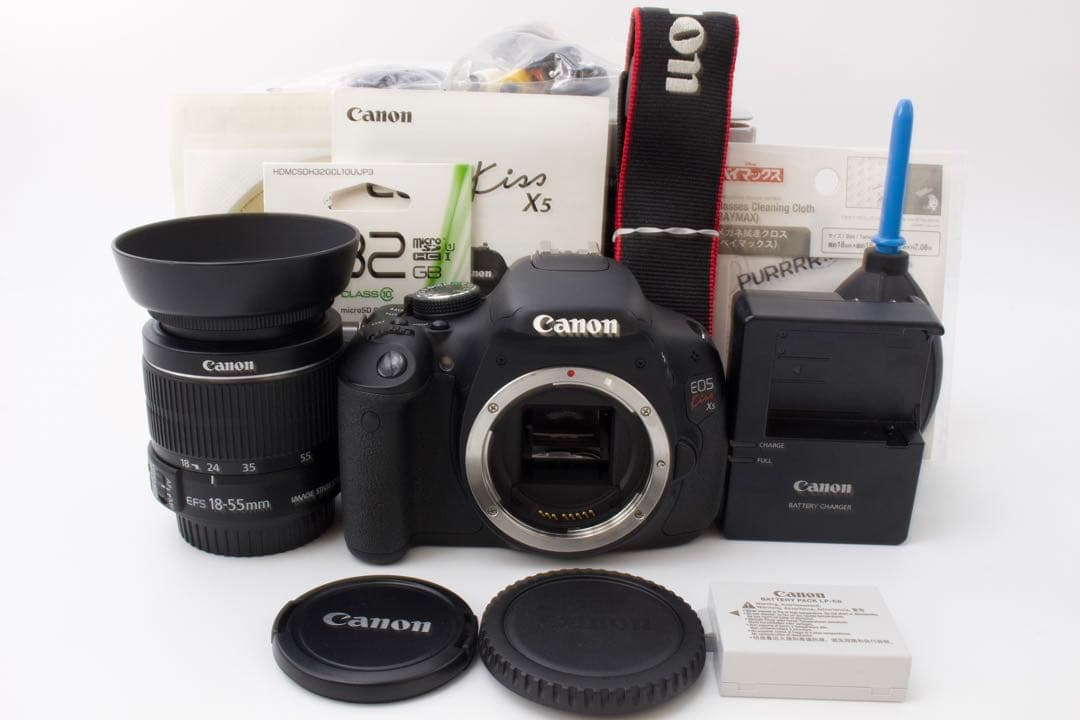 Canon EOS Kiss X5 レンズキット　スマホ転送　デジタル一眼レフ