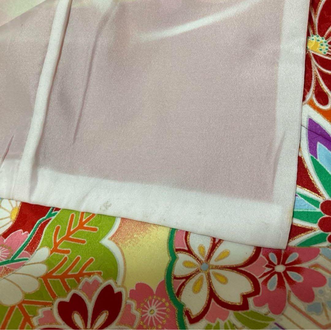 七五三　四ツ身　7歳　女児用着物フルセット