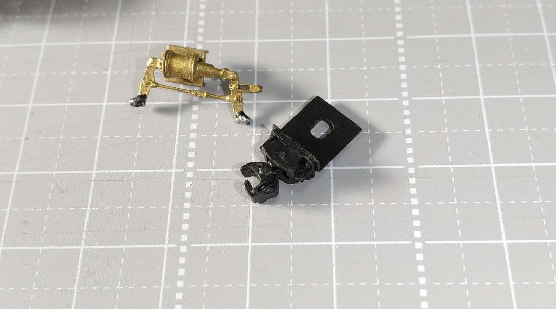 二軸先台車。 二軸従台車 (２組)。他パーツ。 鉄道模型 、HOゲージ