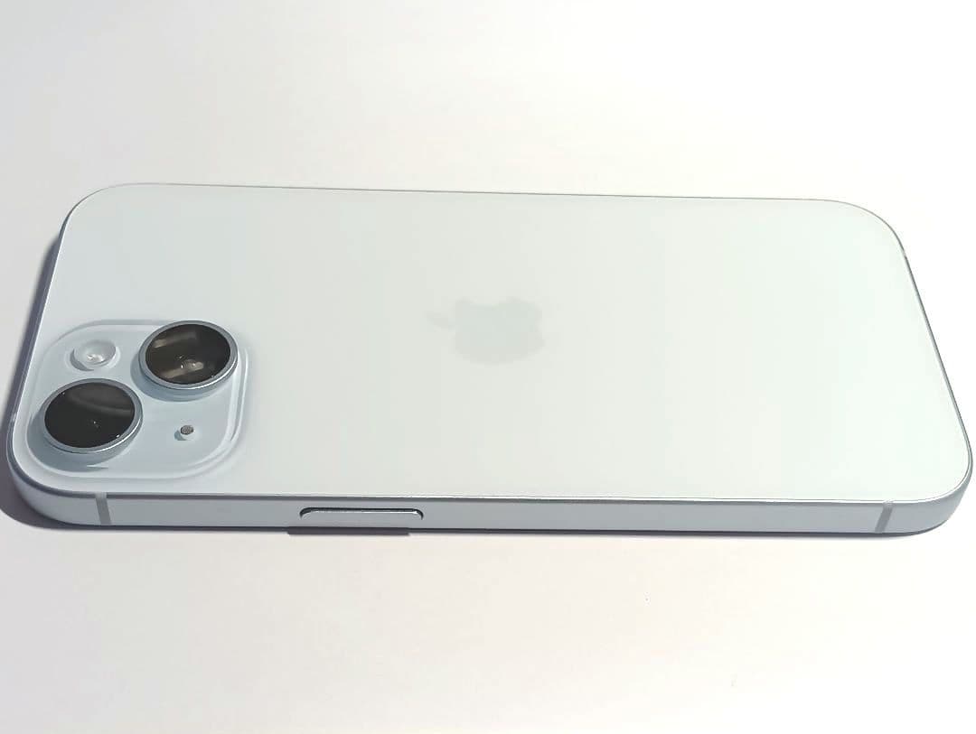 Apple iPhone 15 ブルー 最大容量100% SIMフリー 美品