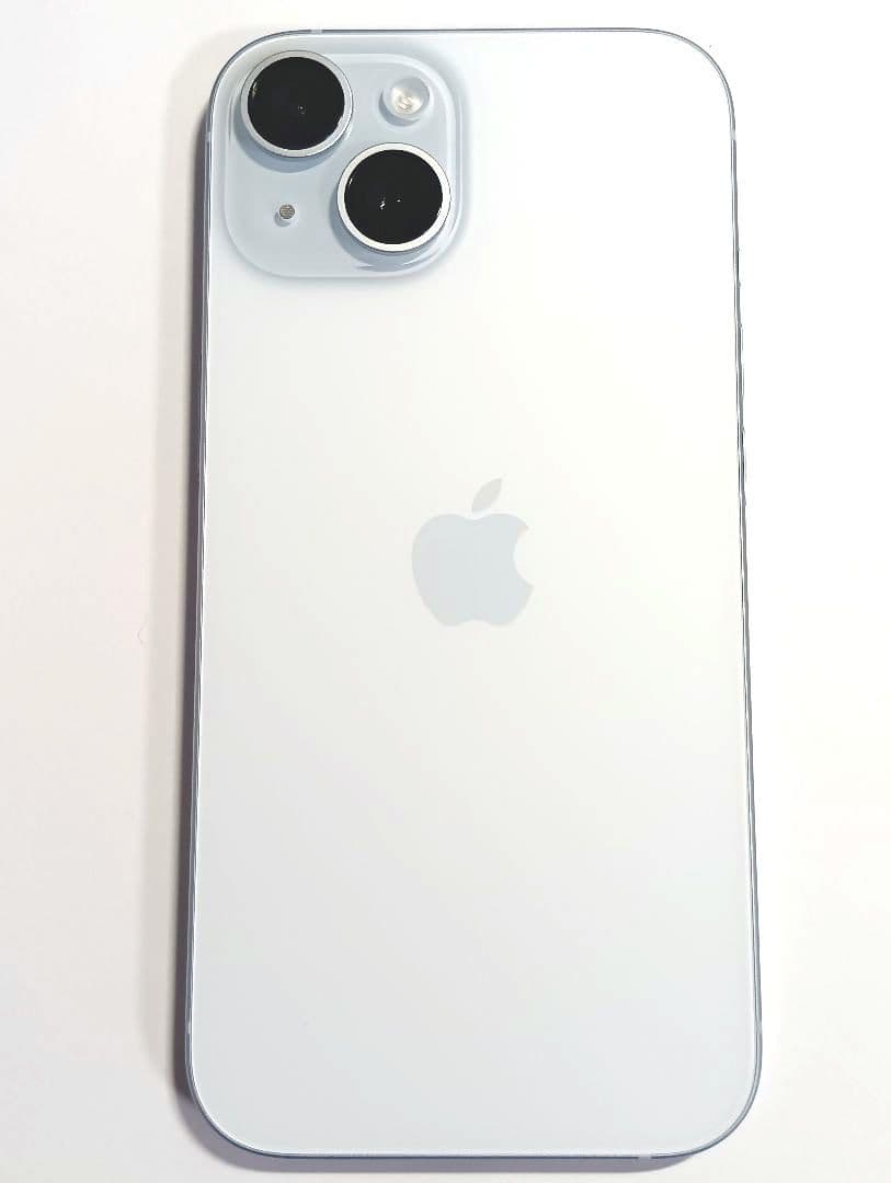 Apple iPhone 15 ブルー 最大容量100% SIMフリー 美品