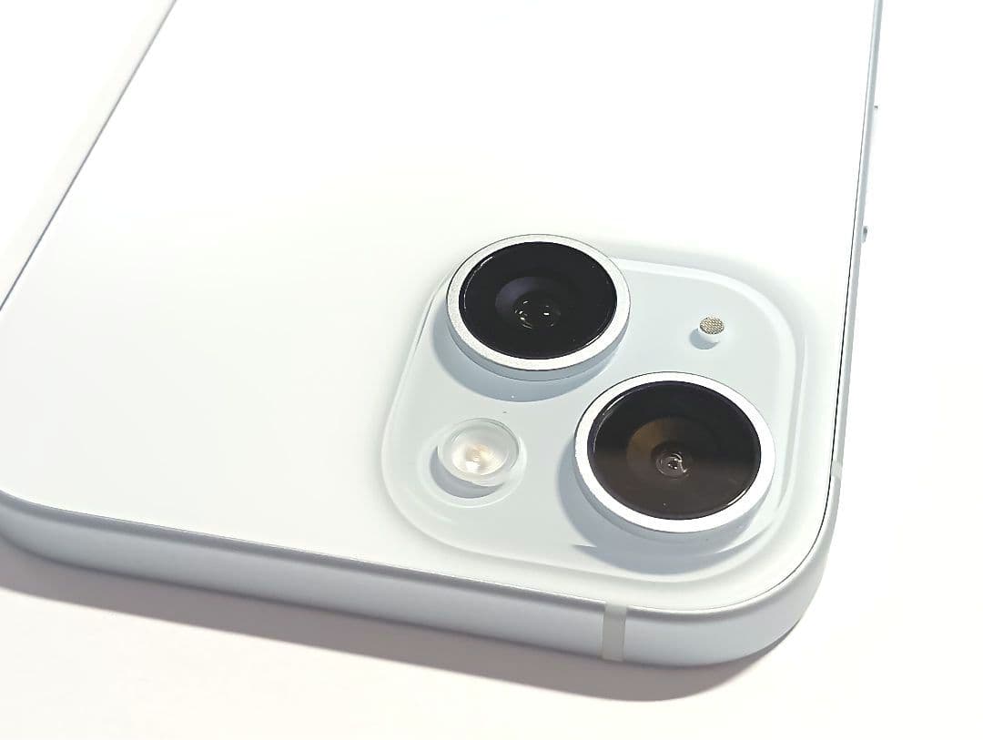 Apple iPhone 15 ブルー 最大容量100% SIMフリー 美品