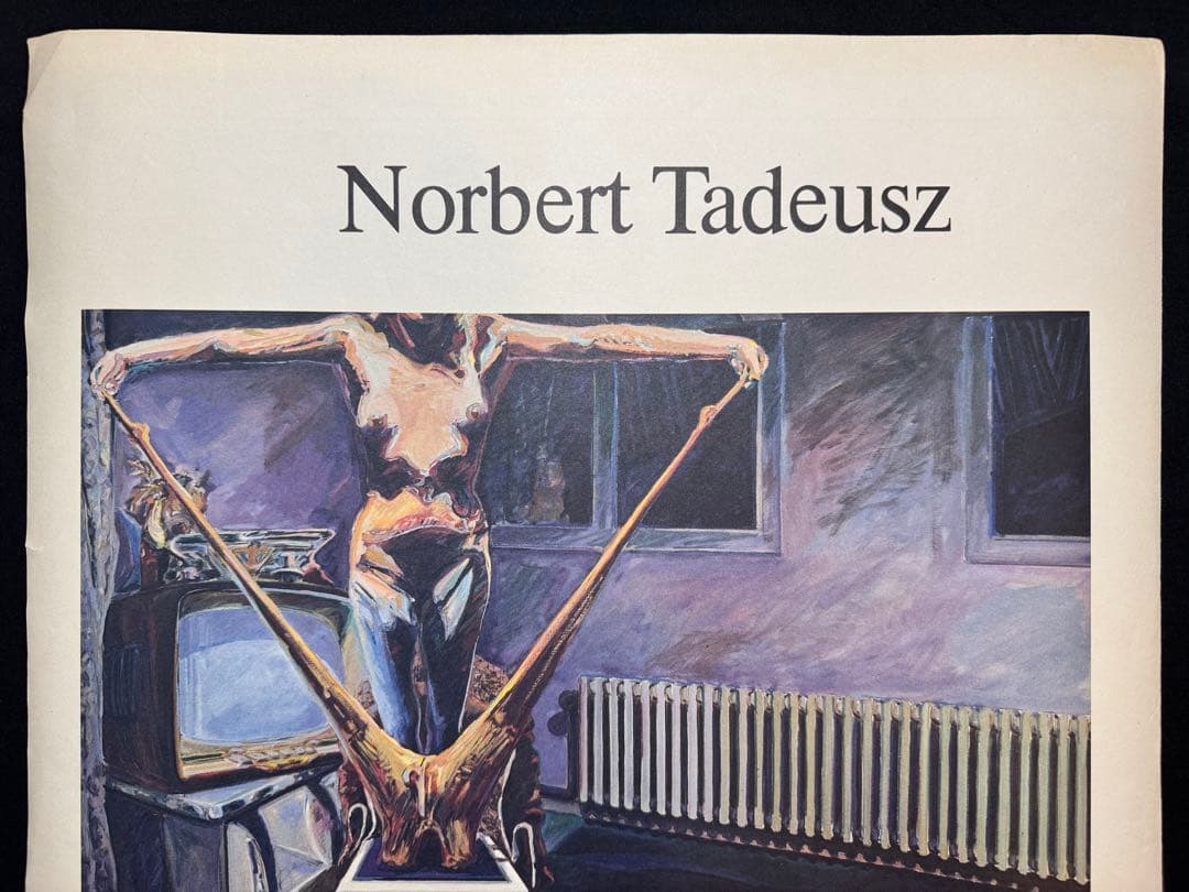 【当時物】1980s ノルベルト・タデウシュ大判両面印刷（50×70cm）