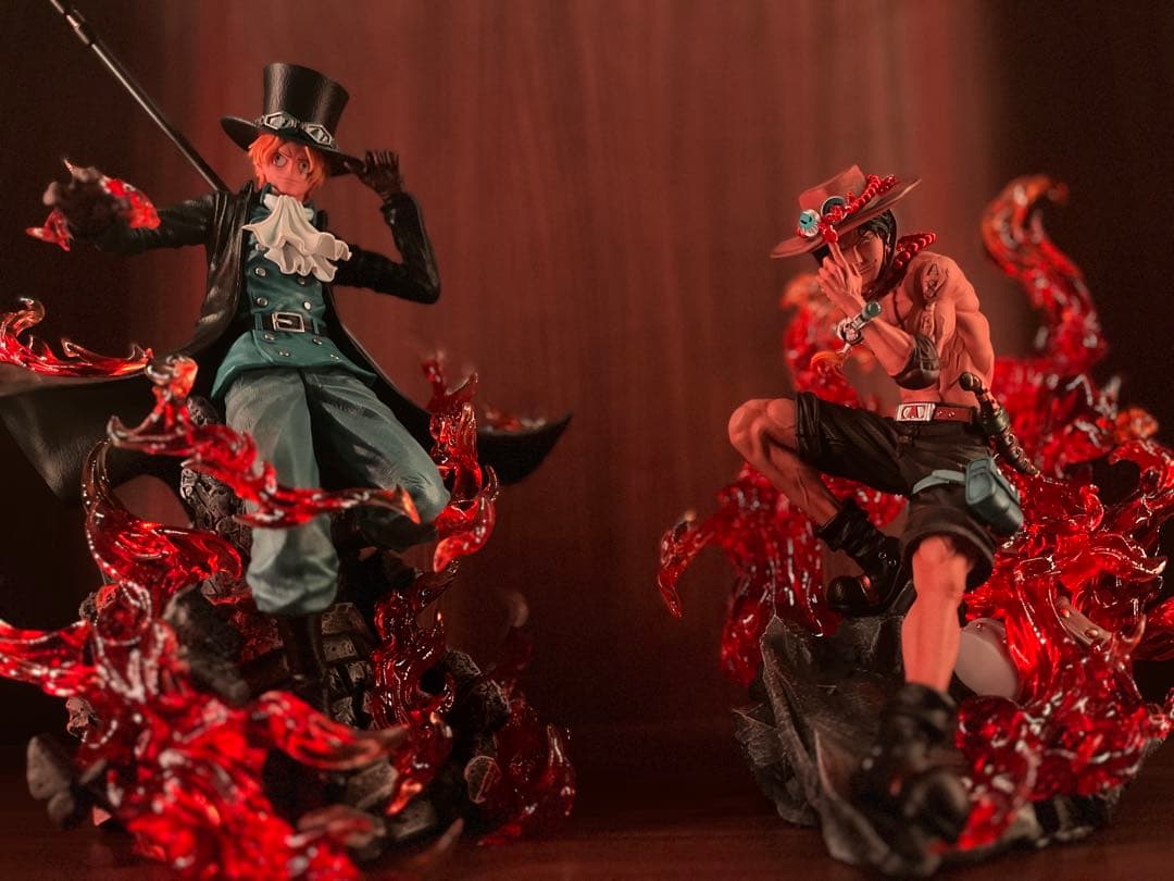 ONE PIECE サボ エース　2体セット　ガレージキット
