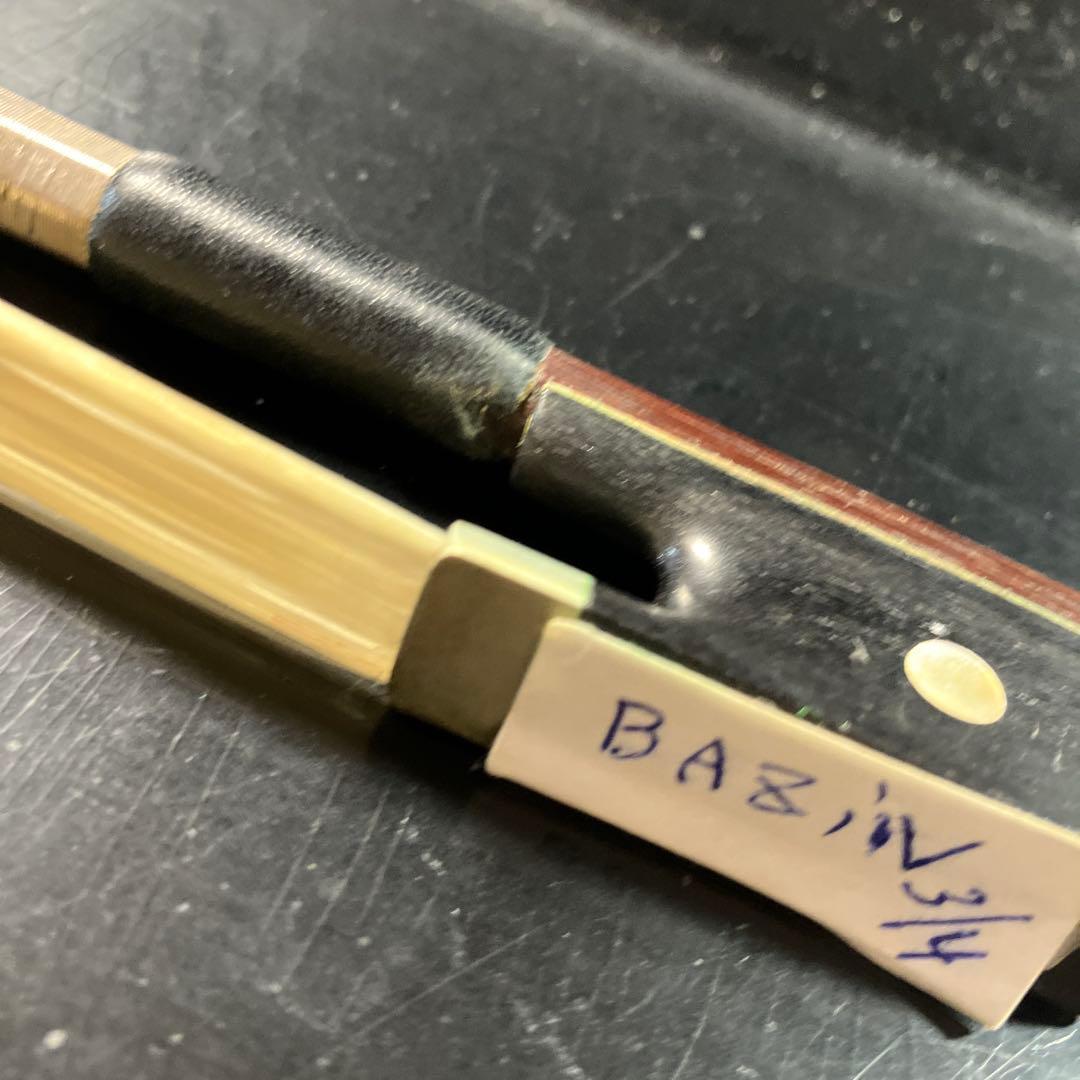 ブラジル製　3/4 バイオリン弓