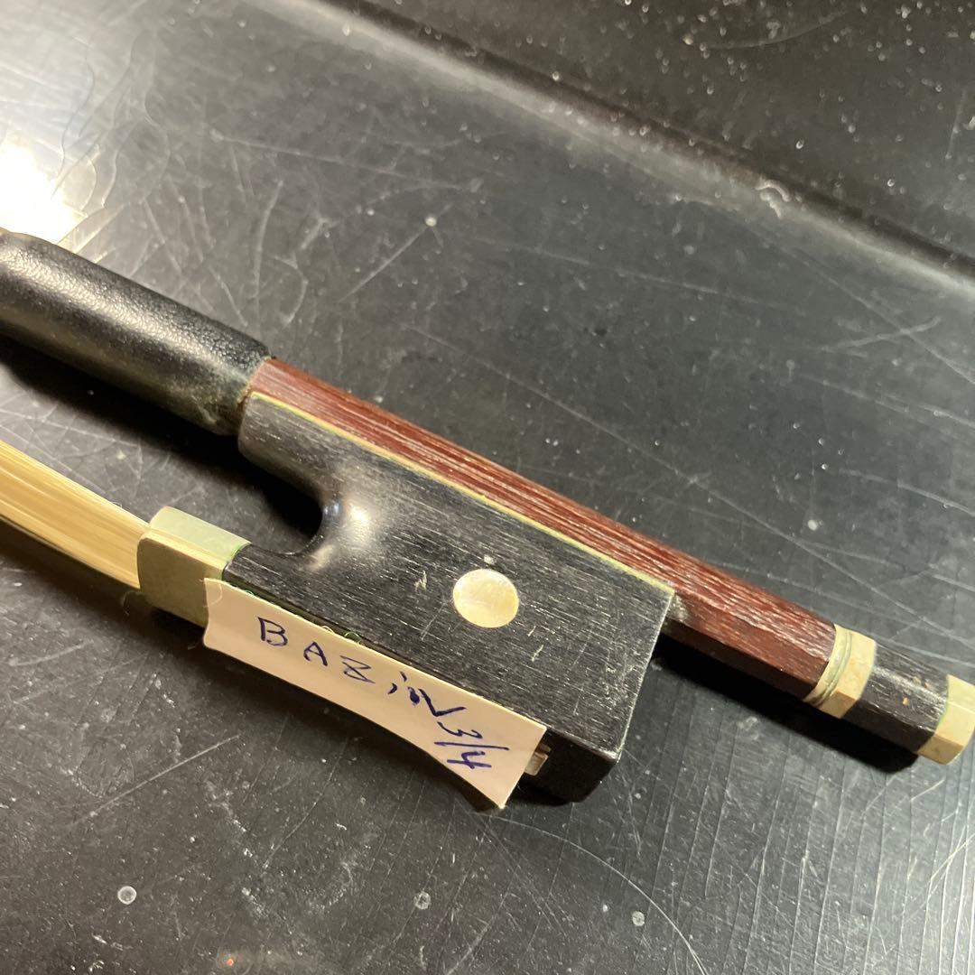 ブラジル製　3/4 バイオリン弓