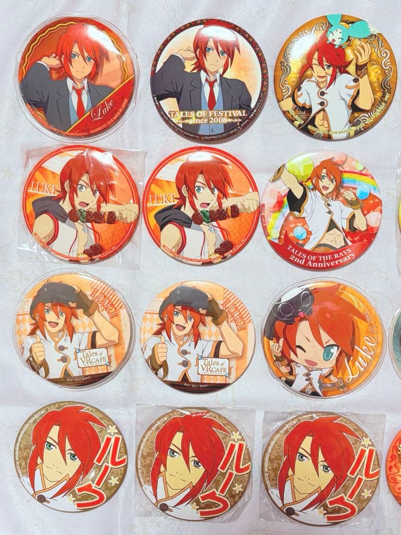 テイルズ ルーク 缶バッジ 24個セット