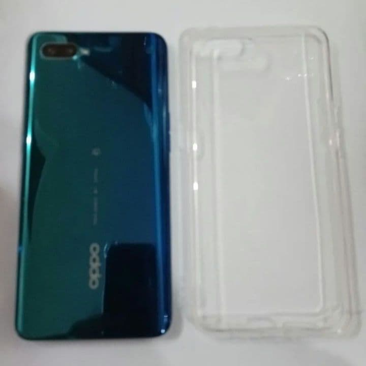 OPPO RenoA 128GB ブルーとケース、スマホ　本体