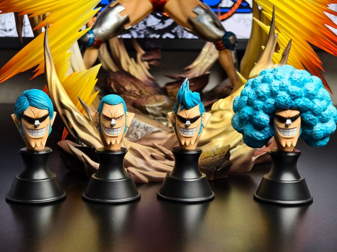 ONE PIECE フランキー フィギュア 樹脂製 実物写真　自宅即日発送