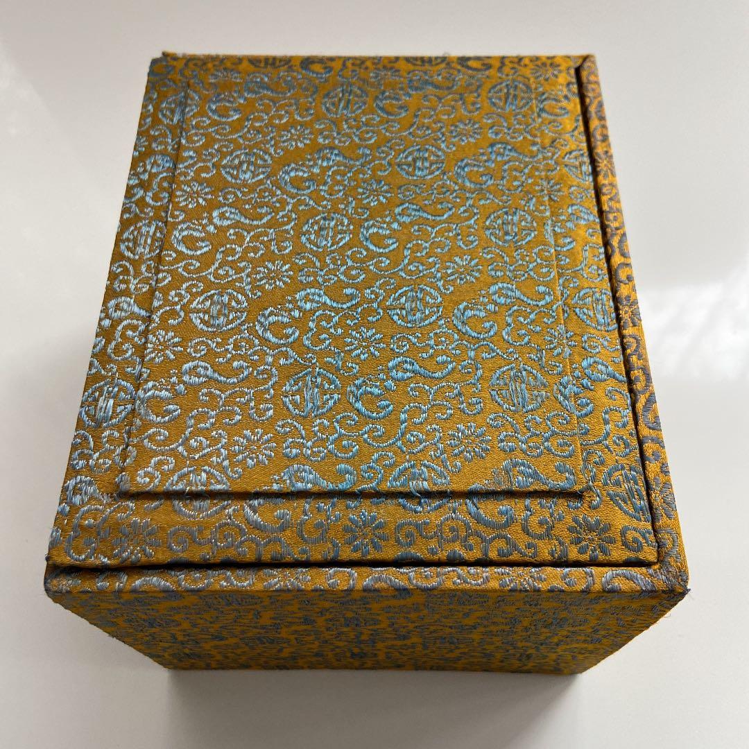 未使用・珍品・希少・レトロ【中国　銅線籠小物入れ】