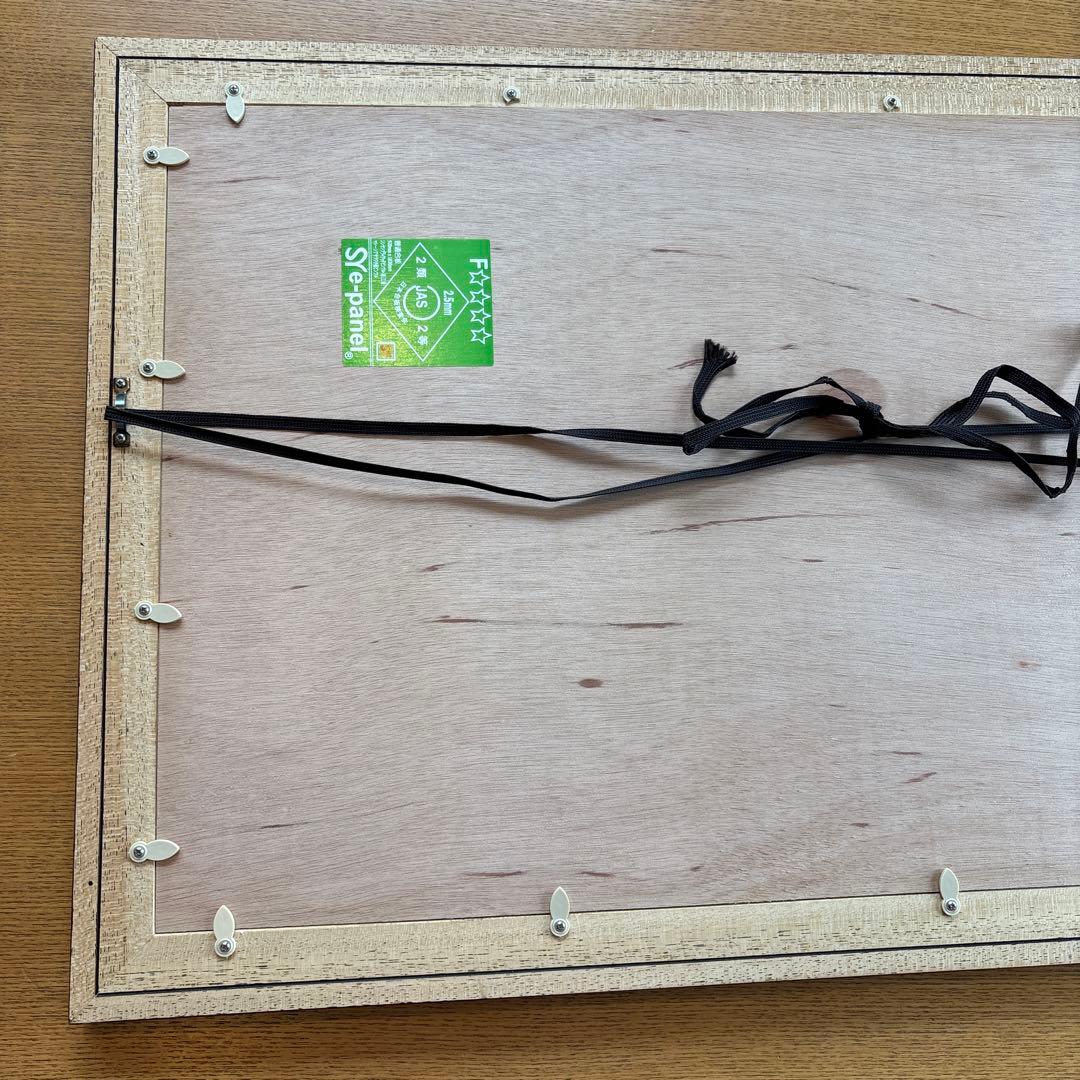 シルクスクリーン版画 白馬 電車 JR 11/150 山 大型 あさのたかを