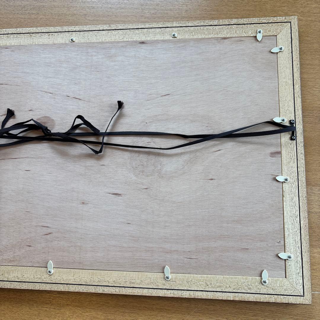 シルクスクリーン版画 白馬 電車 JR 11/150 山 大型 あさのたかを