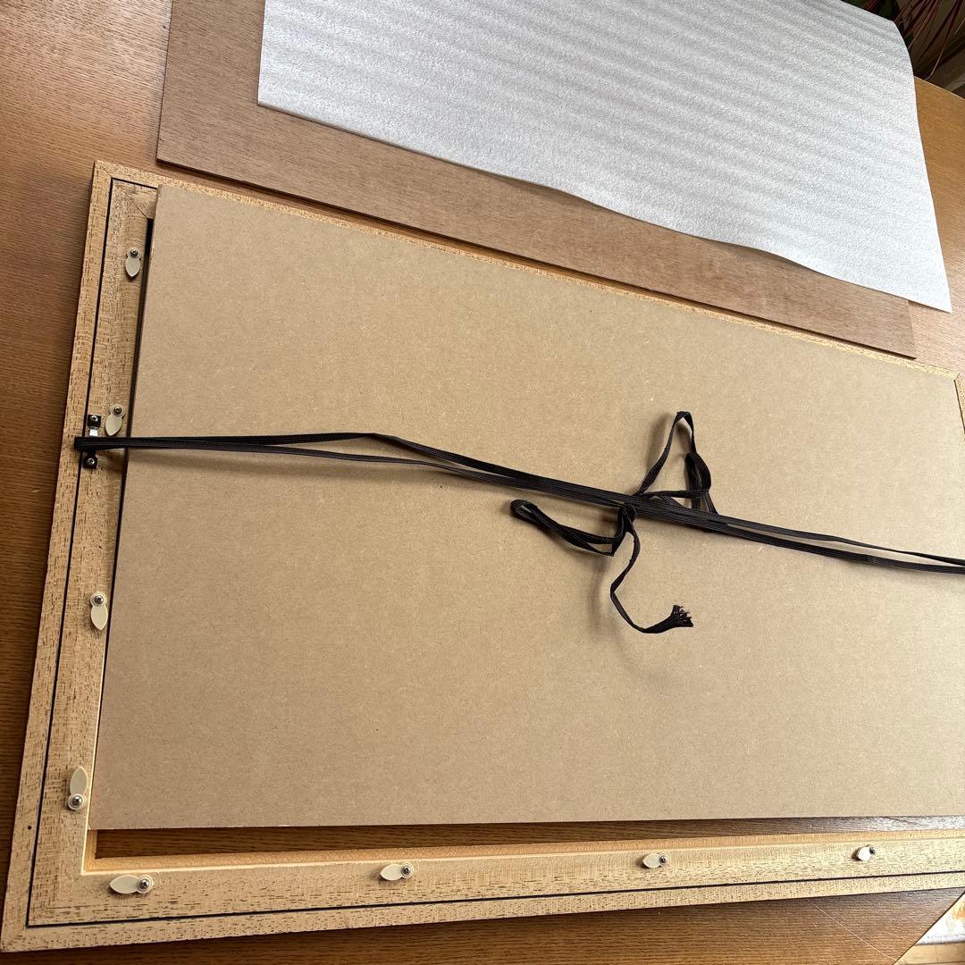 シルクスクリーン版画 白馬 電車 JR 11/150 山 大型 あさのたかを