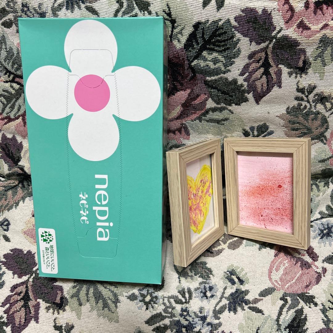 水彩画 春 オリジナル 額入り