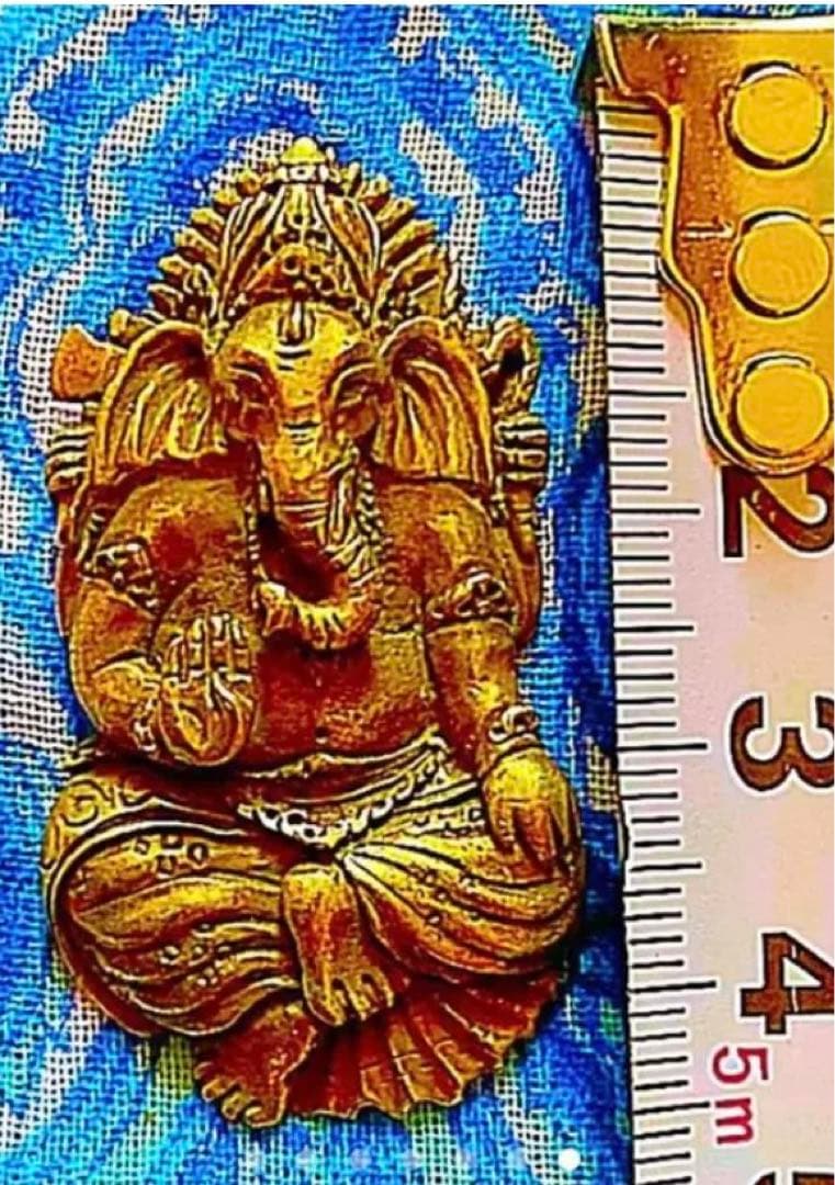 金運爆上げ　特別祈祷　金運を呼ぶ！純銅製タイ製ガネーシャ　ネックツリータイプ