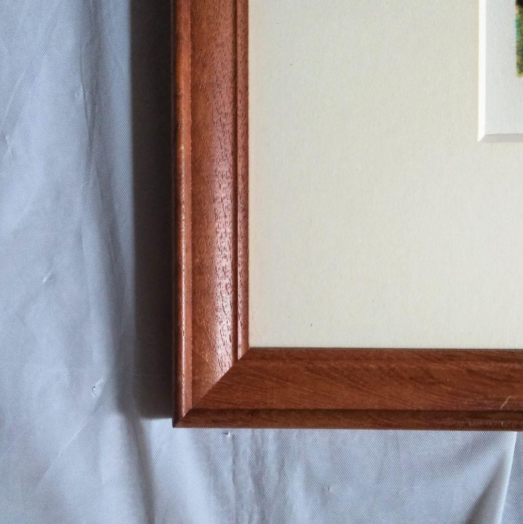 田崎広助　「白富士」リトグラフ　版画　絵画　真作　貴重な作品