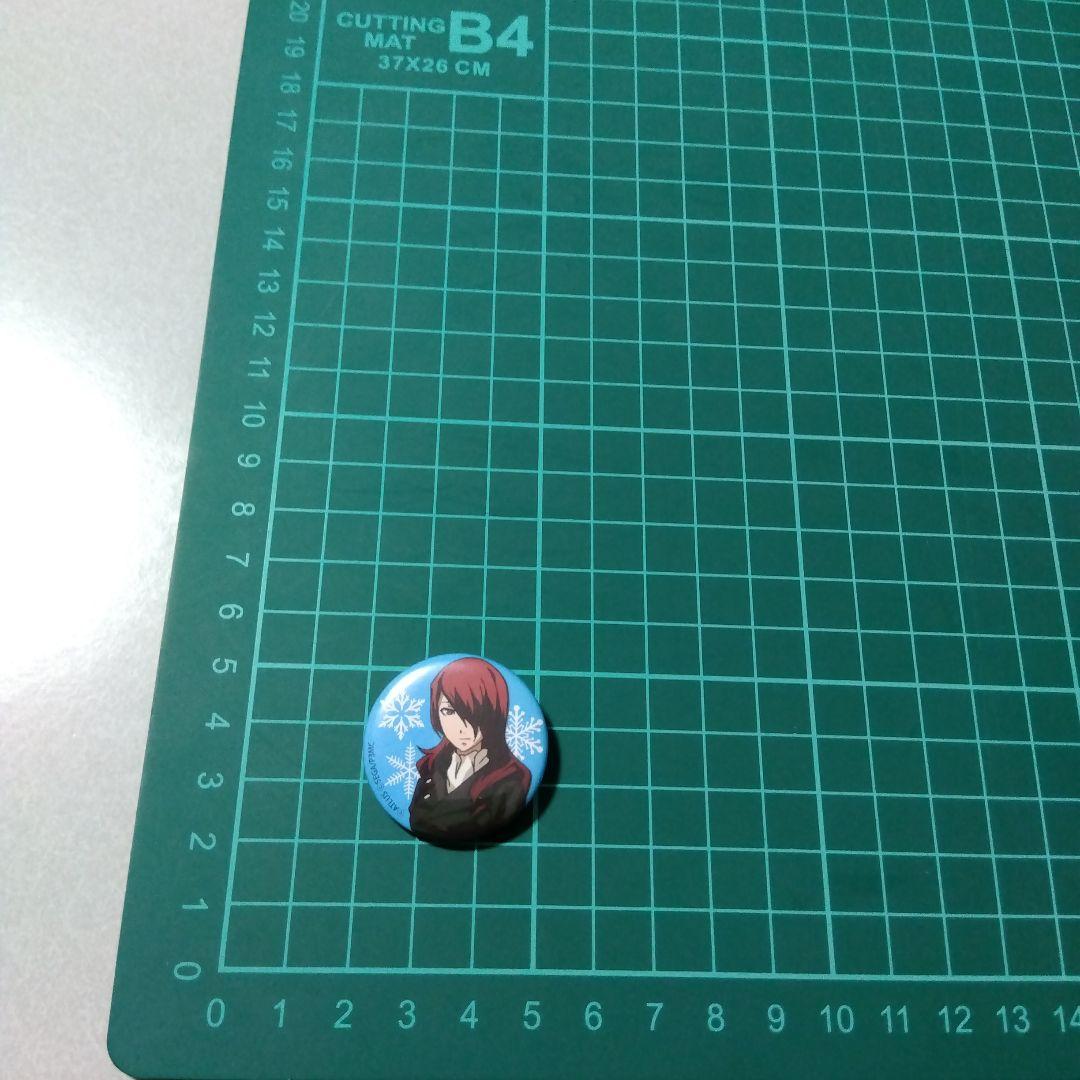 【ペルソナ】桐条美鶴 スノーフェスティバル2016 缶バッジ PSF ペルソナ３