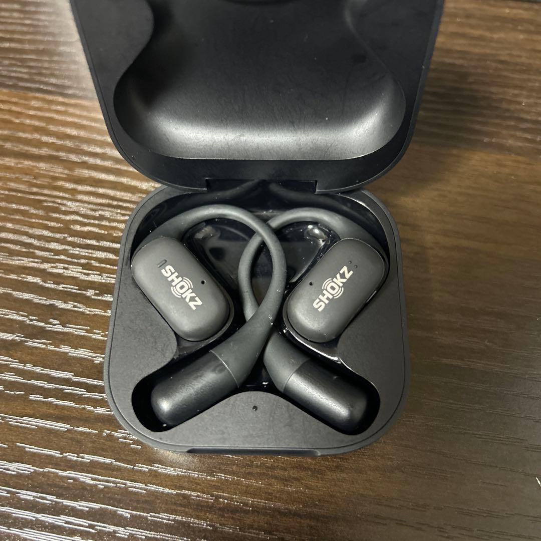 SHOKZ OPENFIT 骨伝導イヤホン ブラック