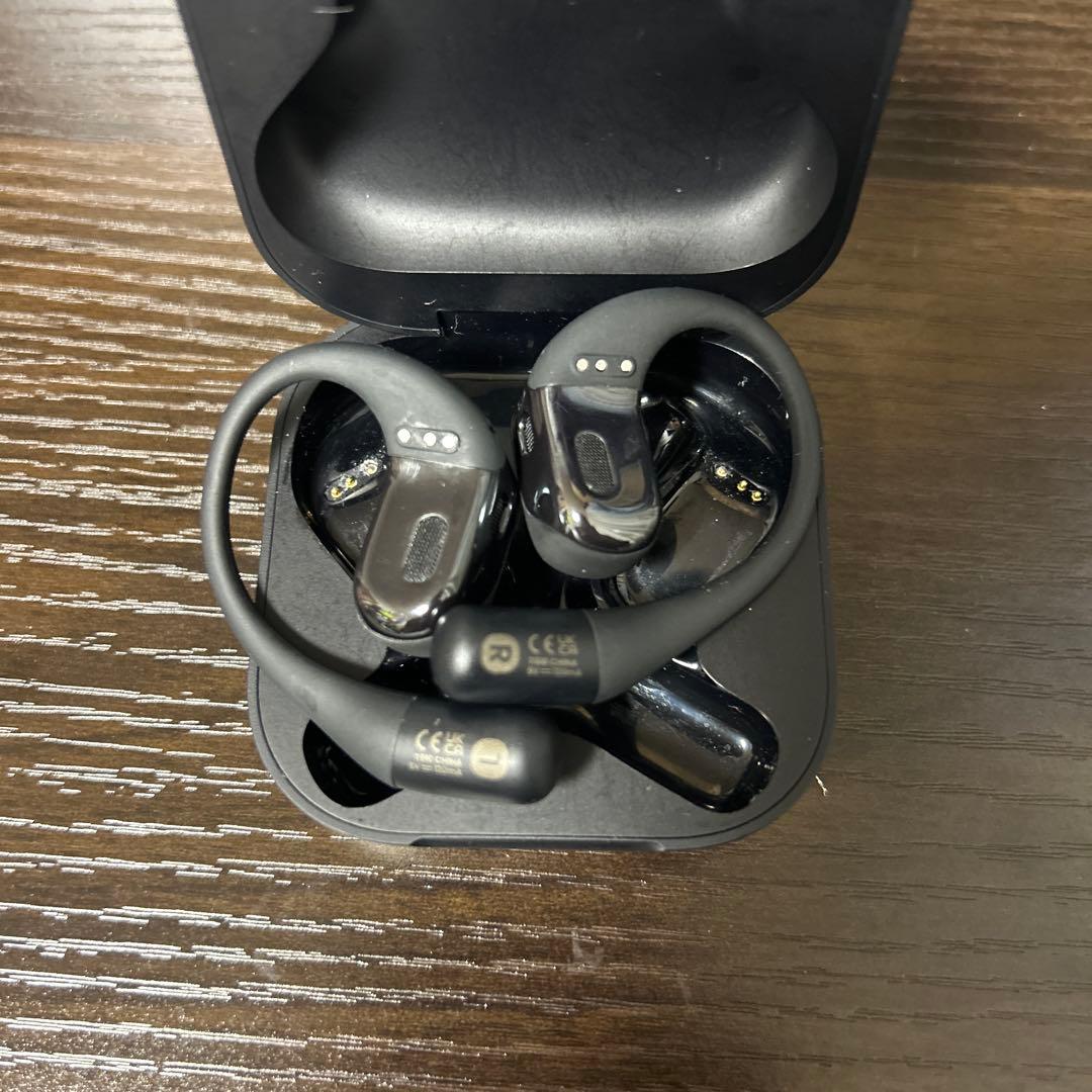 SHOKZ OPENFIT 骨伝導イヤホン ブラック