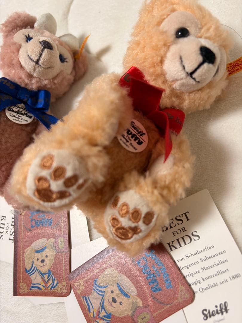 ダッフィー＆シェリーメイ ぬいぐるみセット　シュタイフ