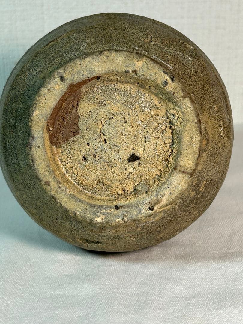 李朝　三島徳利　本時代