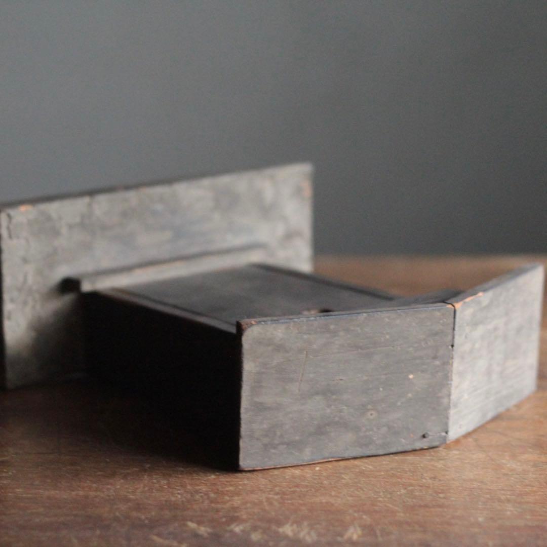 古い 木製 厨子 嵌め込み式 古美術 古道具 アンティーク オブジェ