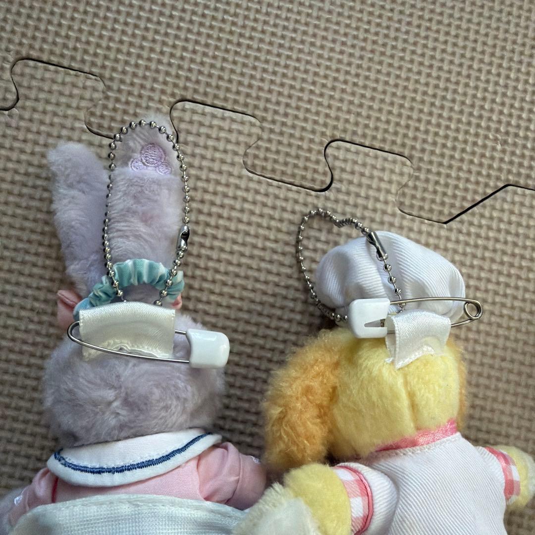 ダッフィ　シェリーメイ　ステラルー　クッキーアン　ぬいぐるみバッジセット