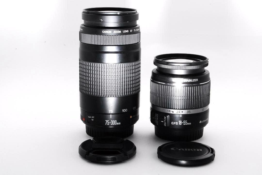 初心者安心 説明書付きCanon Kiss X4 ダブルレンズセット