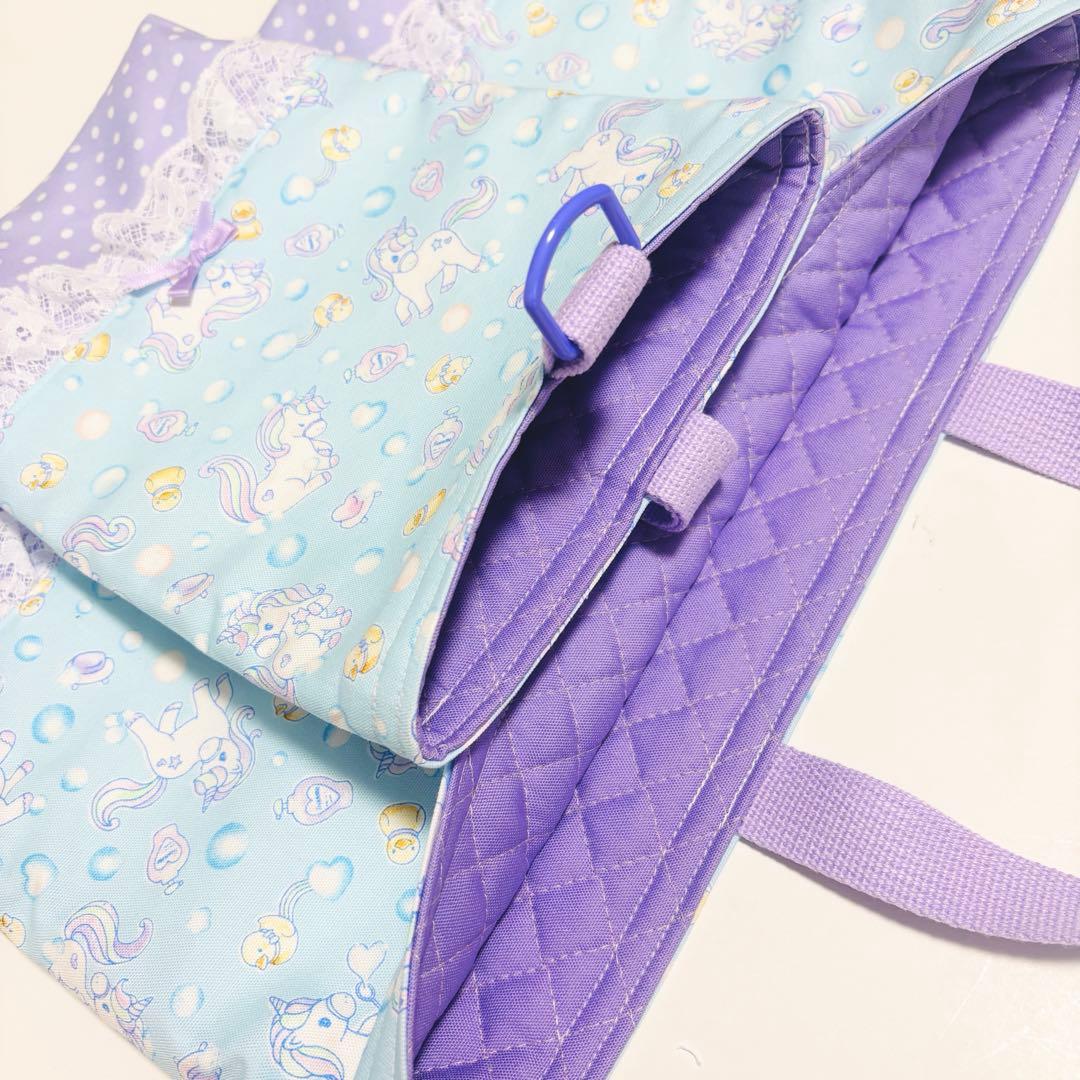 No.376＊入学グッズ　手提げバッグ　体操着袋　ハンドメイド　ユニコーン