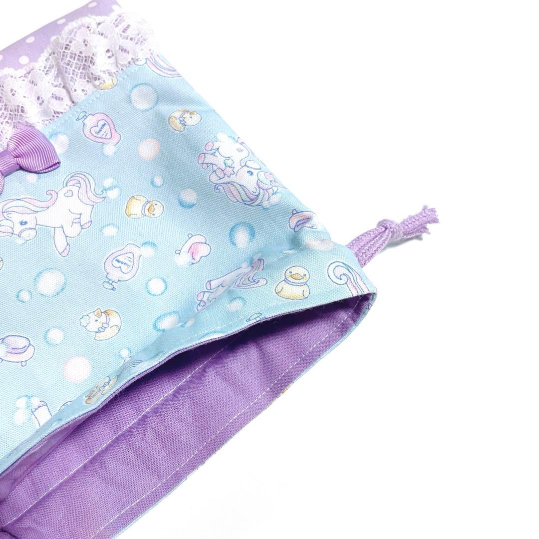 No.376＊入学グッズ　手提げバッグ　体操着袋　ハンドメイド　ユニコーン