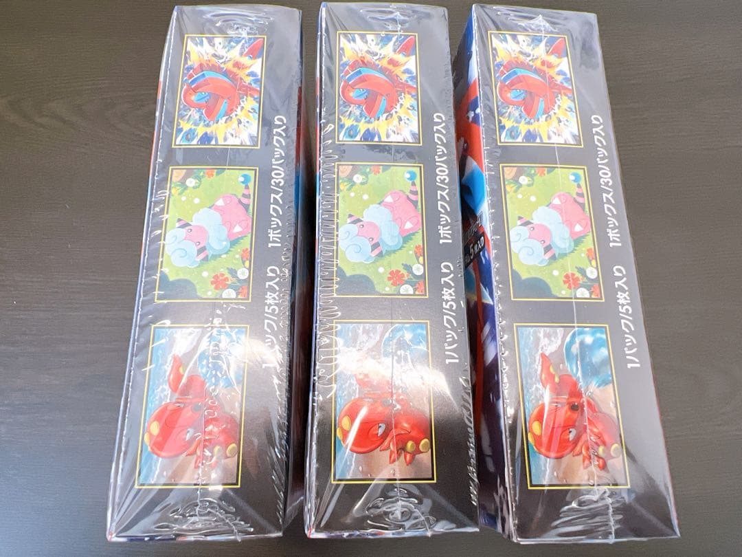 ポケモンカード ニンジャスピナー BOX 新品未開封 シュリンク付き ３BOX