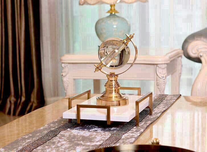 水晶球振子地球儀家置物オフィス書斎工芸品創意ワイン棚装飾品..F32