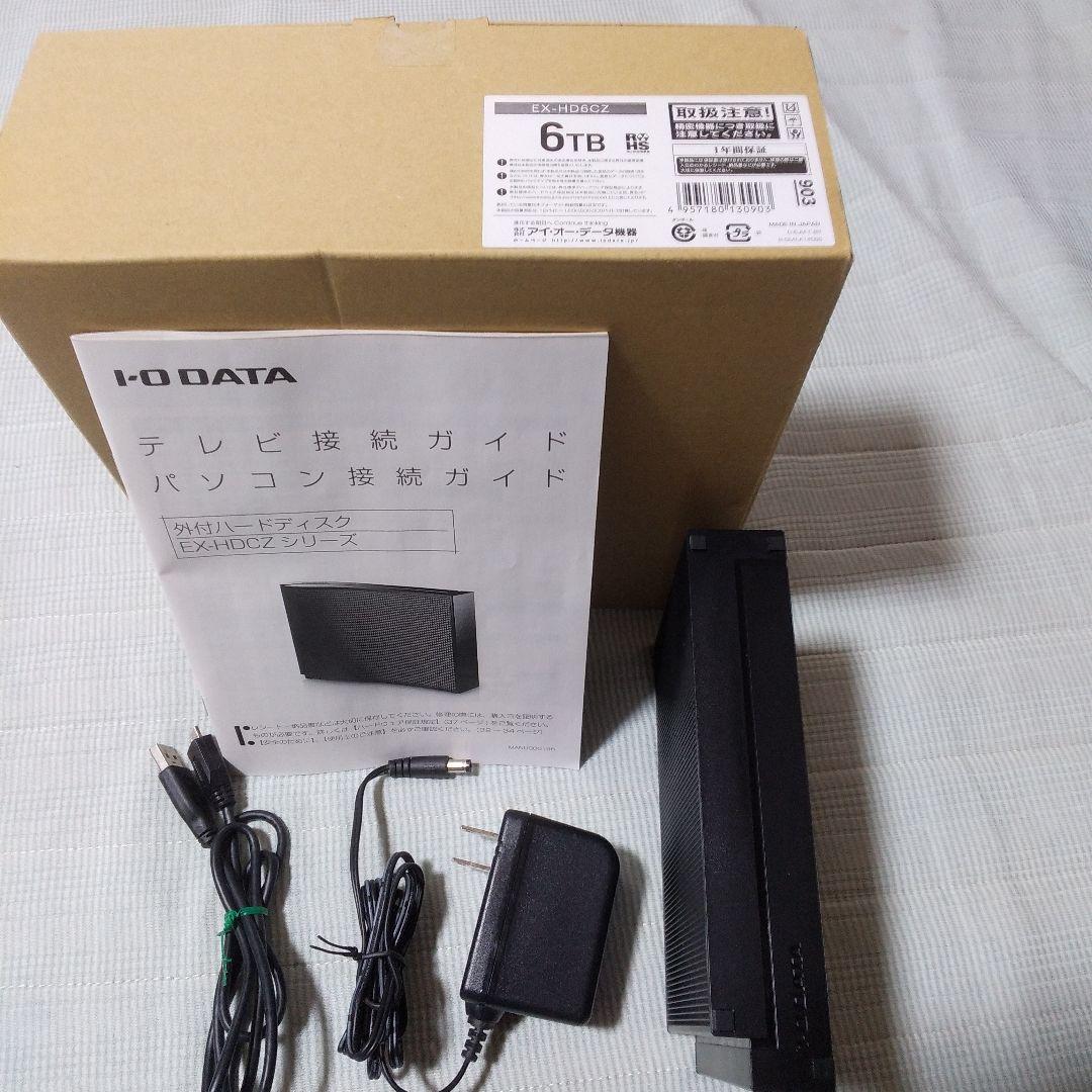 【開封済、中古品】外付ハードディスク 6TB