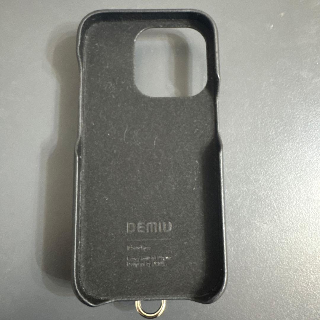 【極美品】DEMIU ブラック iPhone15pro