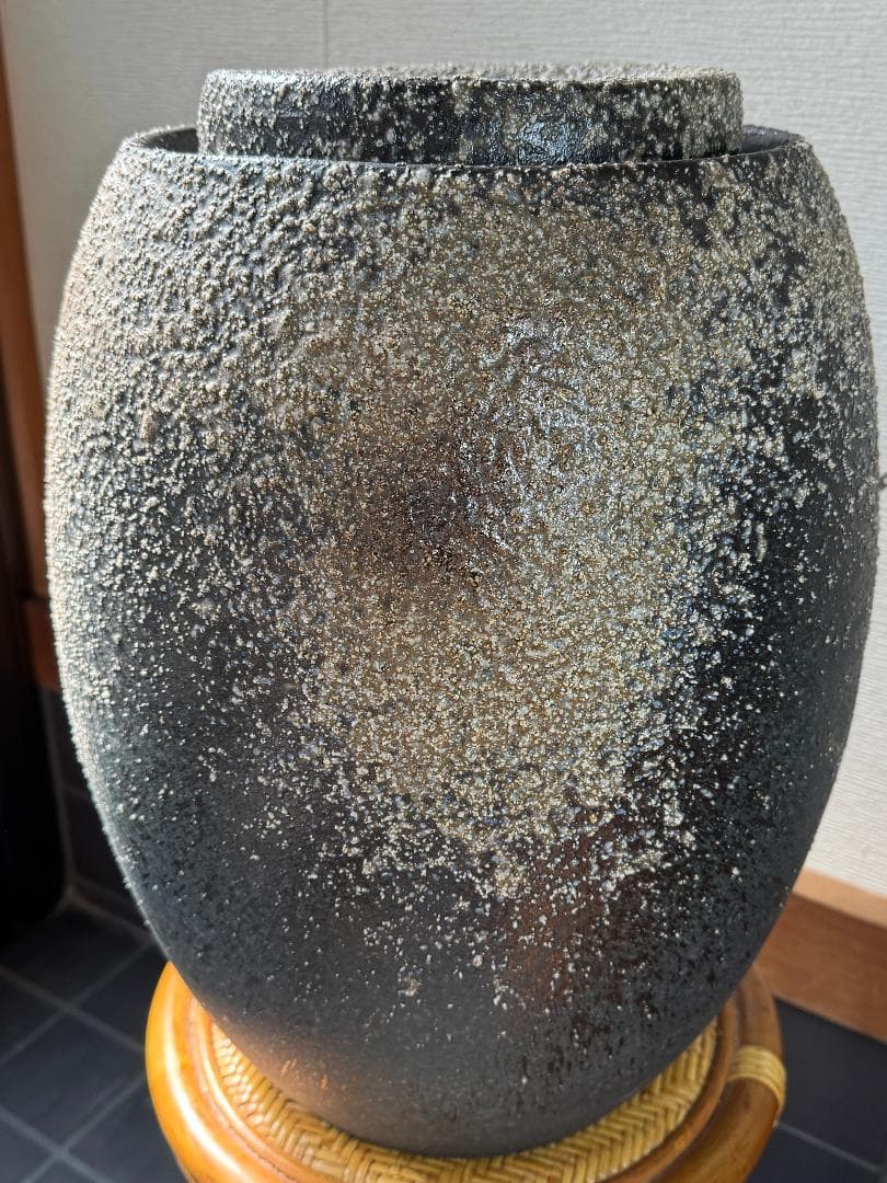 重蔵窯　 利休信楽水琴窟　琴音Ｂ−３ 【未使用品】