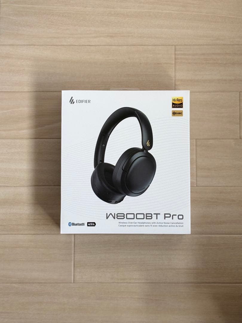 WB800BT Pro ワイヤレスヘッドホン ブラック