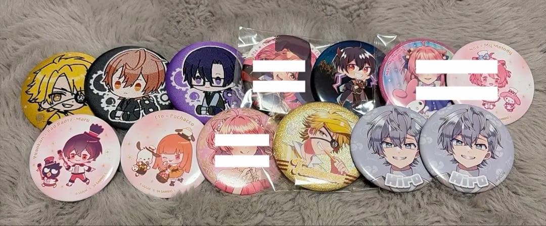 カラフルピーチ缶バまとめ売り